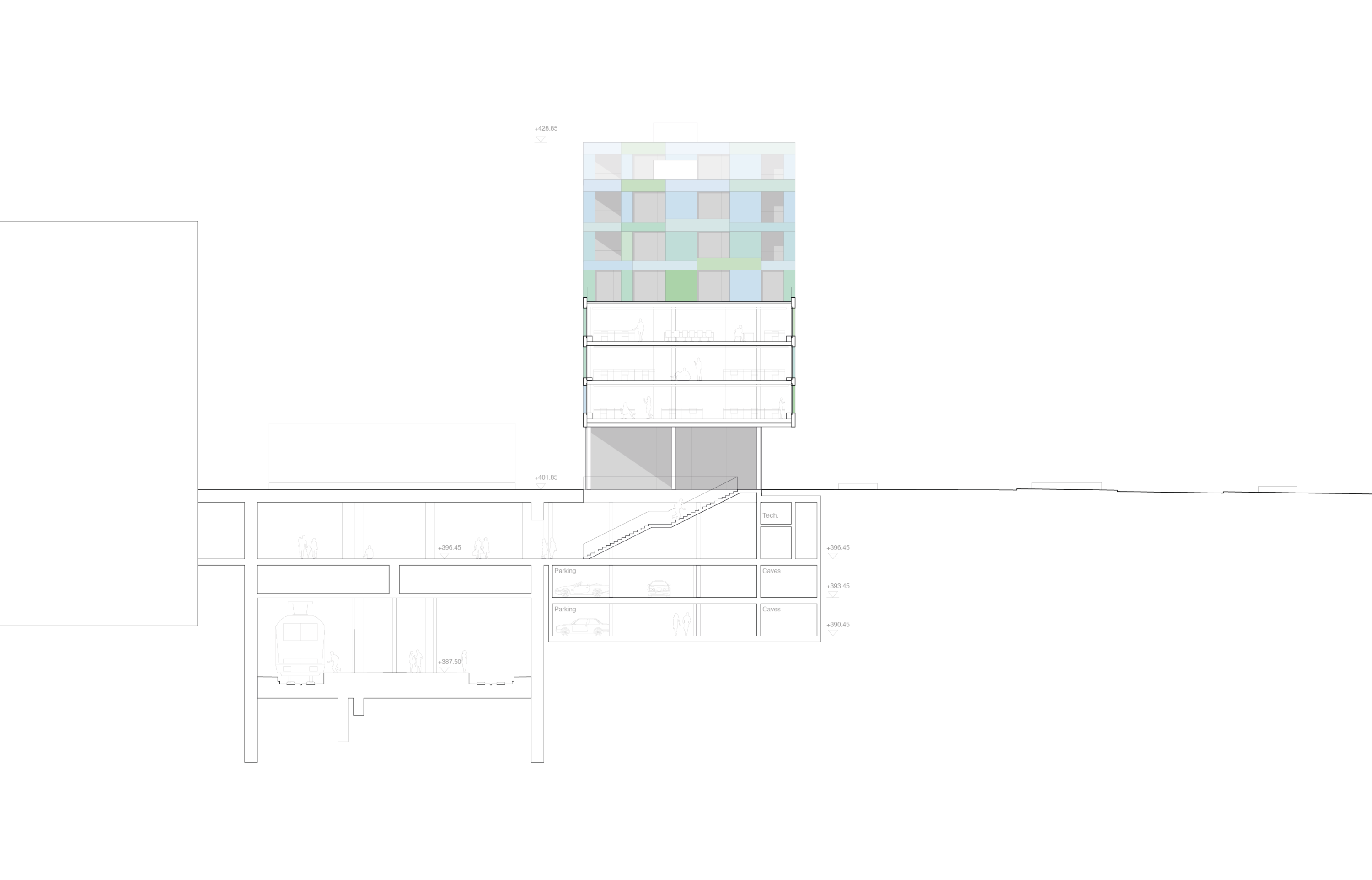 1232–eaux-vives_geneve-plan-coupe_trans