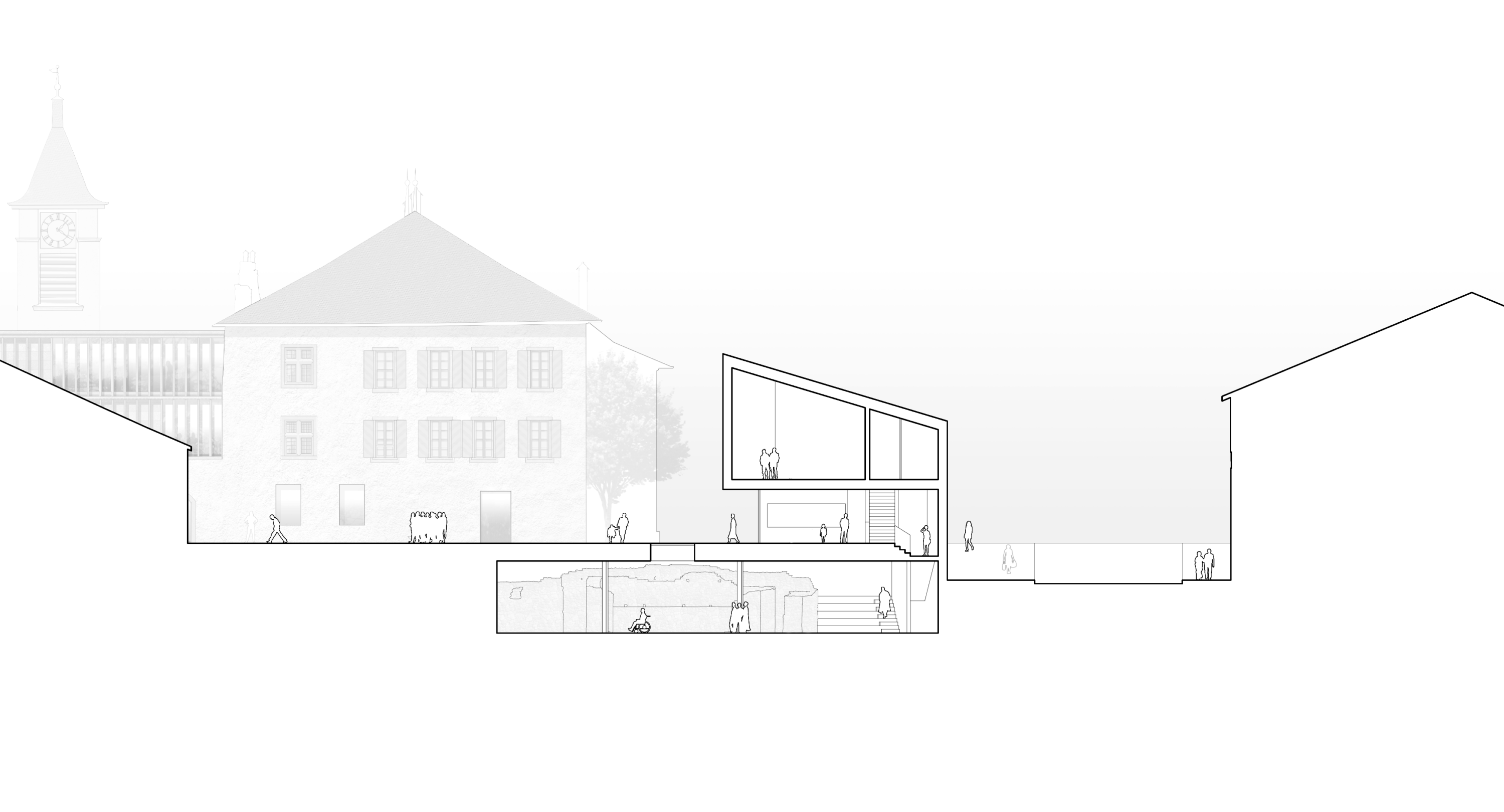 1707_musee_prieure_pully-plan-coupe_Archeolab