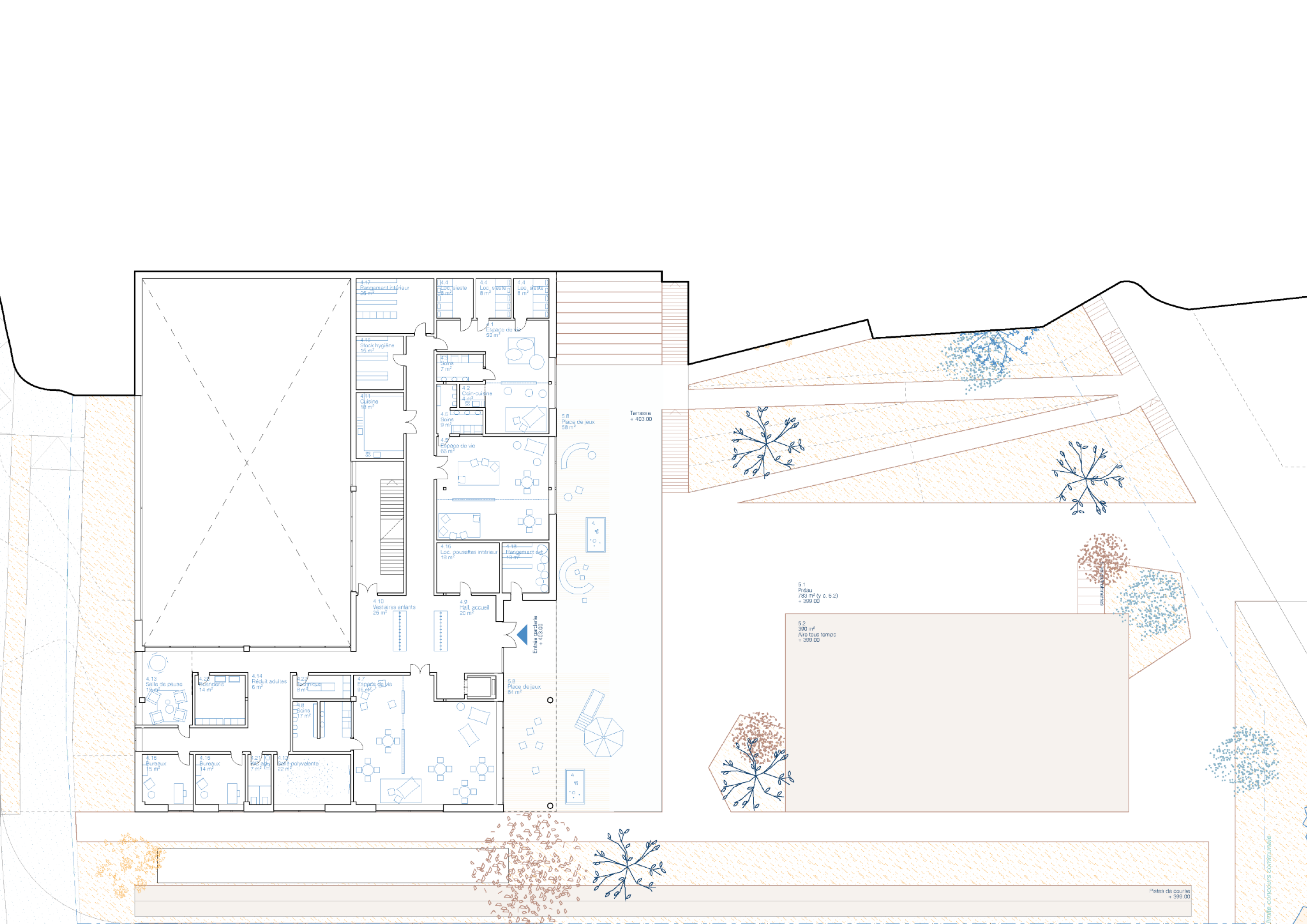 2329_Plan_étage 1_garderie